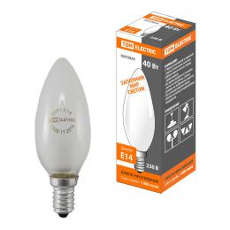 Изображение продукта Лампа накаливания TDM Electric Е14 40W матовая SQ0332-0017 